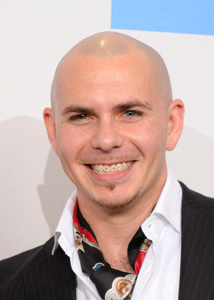 Pitbull with braces