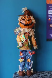 We have another Pumpkin Picasso Contest Entry! Vote for your favorite pumpkin by liking their post. This Scarecrow was made by Advanced Gentle Dentistry of Park Slope