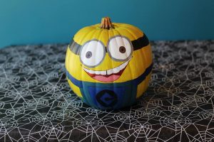 Here is another entry for our Pumpkin Picasso Contest! Vote for your favorite pumpkin by liking their post! Here's a happy little Minion created by Slope Pediatrics