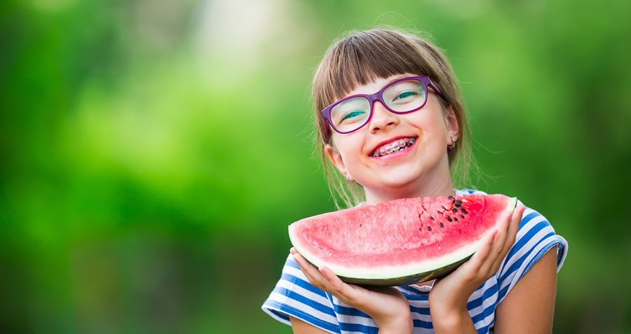 getting braces for a young girl