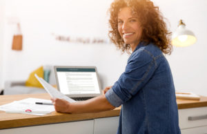 smiling woman entrepreneur