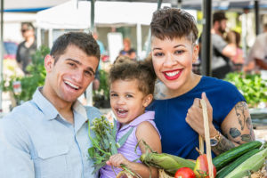 image of family smiling