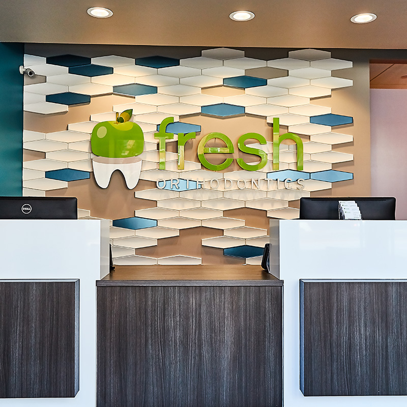 Fresh Orthodontics Office Desk